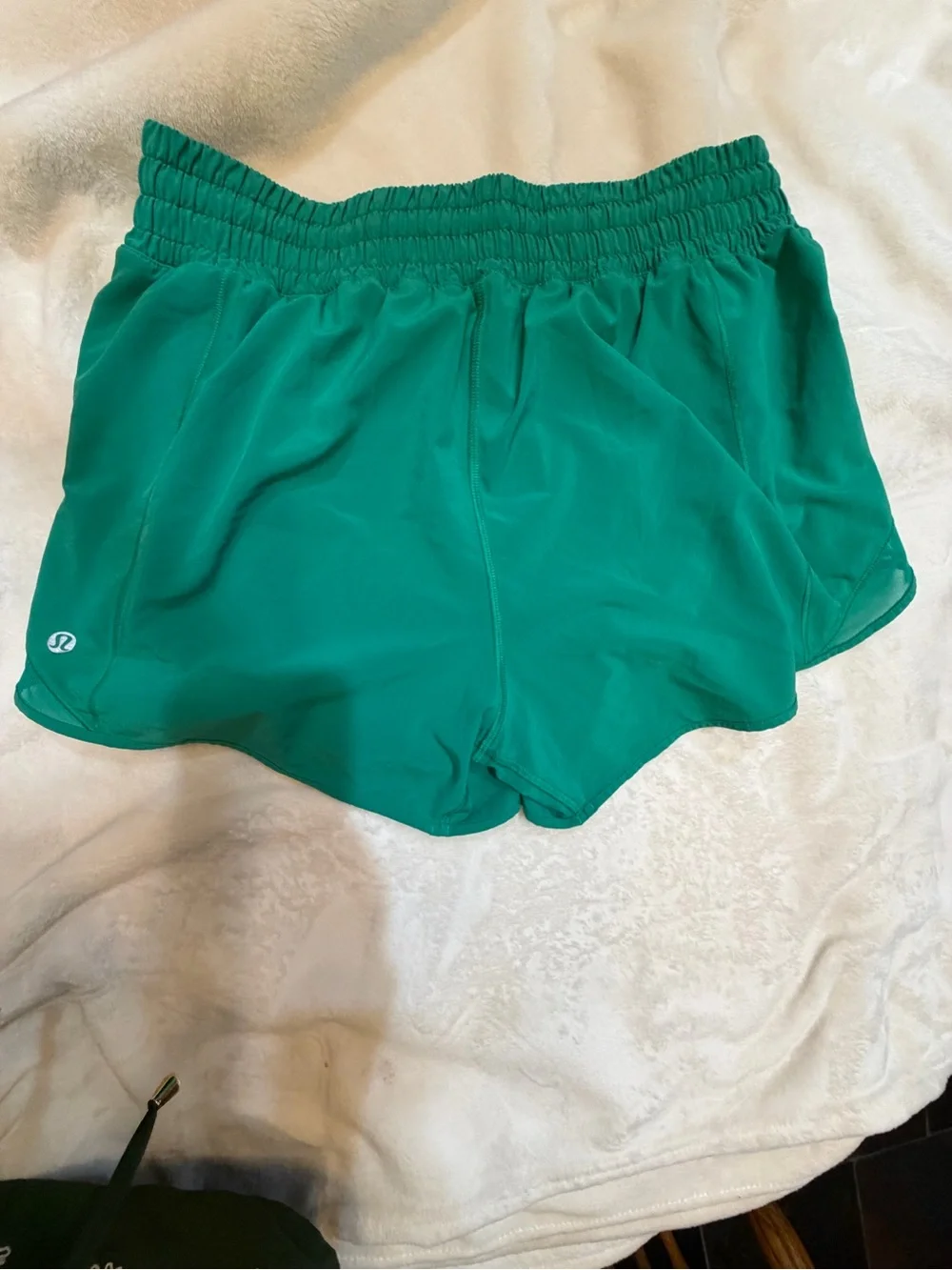 lululemon athletica Teal Green Athletic Running Shorts